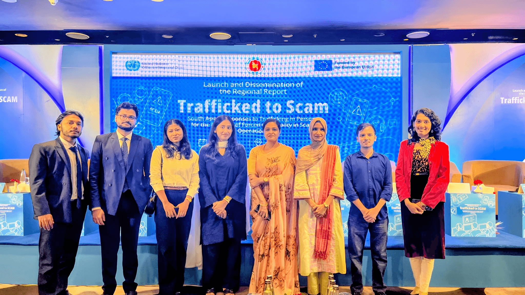 EWU Law Students at UNODC Launch of Report on Scam Trafficking
