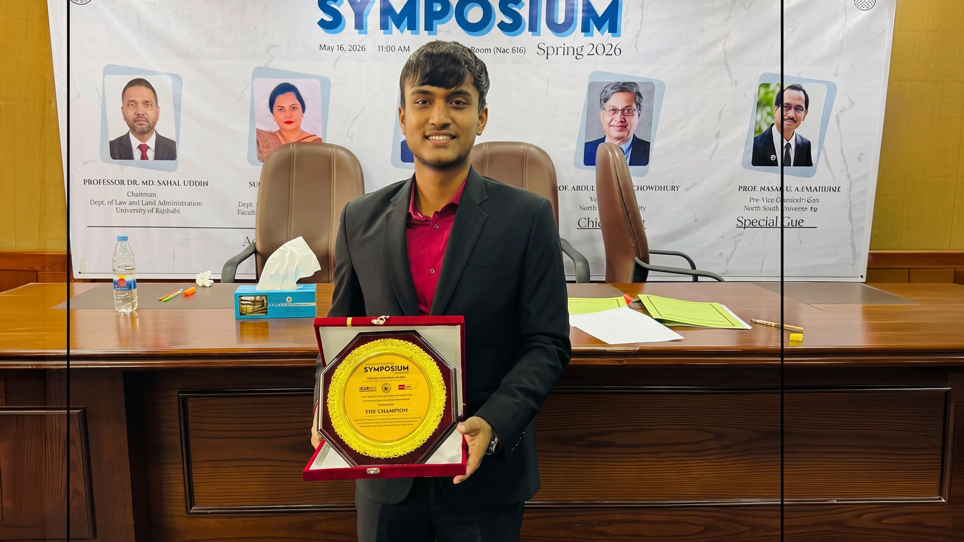 Talha Jubayer Champions NSU Undergraduate Law Symposium 2026