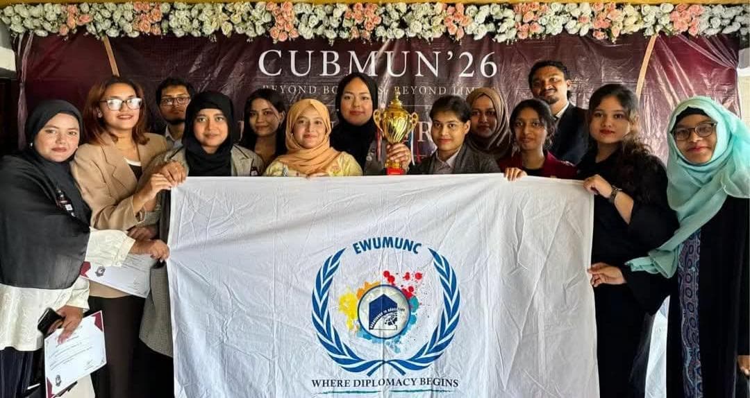 EWUMUNC Wins Biggest Delegation Award at CUBMUN'26